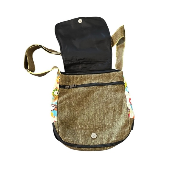 The Collection Royal women's owl crossbody bag - Picture 3 of 5